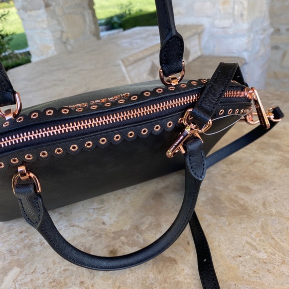 NWT Michael Kors Emmy Grommet Satchel&wallet - Picture 3 of 13